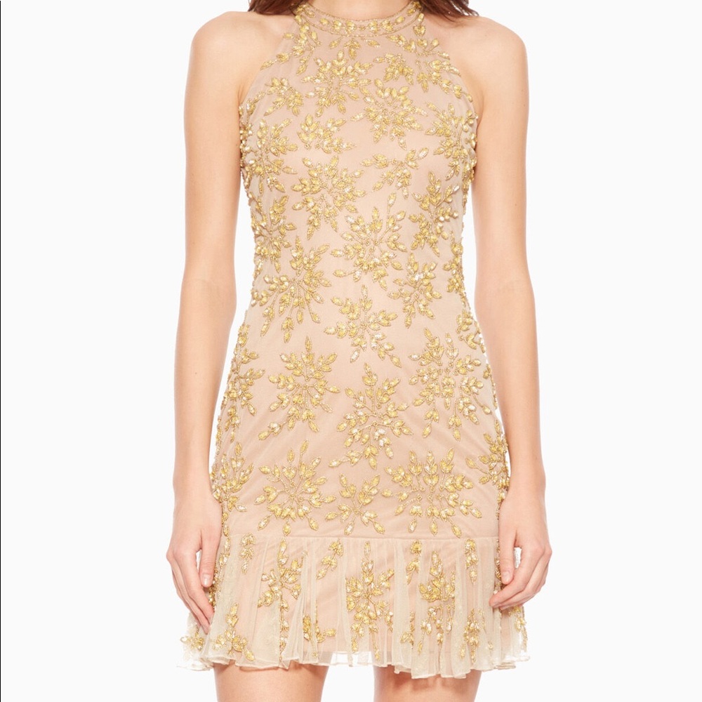 NWT Parker Black Beaded Rayna Dress